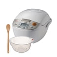 thumbnail image 1 of Olla Arrocera Zojirushi Micom 5.5 Tazas Beige con Accesorios, 1 of 8