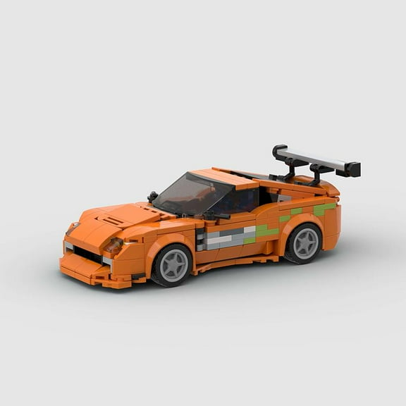 358PCS is that Supra? A80 MOC(compatible with mainstream brands)Speed Champions Racing Car Sports Model Garage Sets Building Blocks Famous Racers City Vehicle Technique DIY Bricks Toys (M10327)
