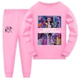 thumbnail image 1 of Pop Stars Dem on Hunter Pajamas Set,HUNTR/X Rumi,Mire Zoeyy Kids Long Sleeve Pajamas,Family Matching Pajamas with Cartoon Print Soft Breathable Sleepwear for Nightwear, 1 of 4