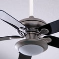 thumbnail image 2 of Mobutofu 1Set Cylindrical Ceiling Fan Downrod 15in for High Ceilings White Plastic Material, 2 of 8