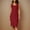B216 Red womens summer dresses clearance under $5, variant on Cagogo Women's Sleeveless Form-Fitting Midi Dress Essential Scoop Neck Knee Length Stretch Bodycon Casual Tank Dress Beach Vacation Dress