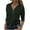 Green, variant on ATOYSOY Women's Turn Down Collar Zipper Sweatshirts Outwear Loose Ribbed Tops Long Sleeve Tees Fall Winter Pullover Side Split Workout Casual Shirts Fashion Black L