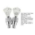 thumbnail image 7 of UDIYO 2Pcs Luminous Tire Valve Caps with LED Flashing Light for Car Bicycle Motorcycle, 7 of 7