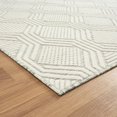 thumbnail image 6 of HomeRoots 5' X 7' Gray And Ivory Geometric Stain Resistant Indoor Outdoor Area Rug, 6 of 10