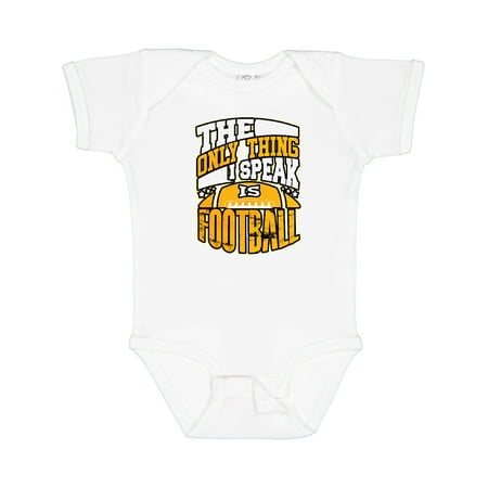 

Inktastic Football Funny Sports Language Boys or Girls Baby Bodysuit