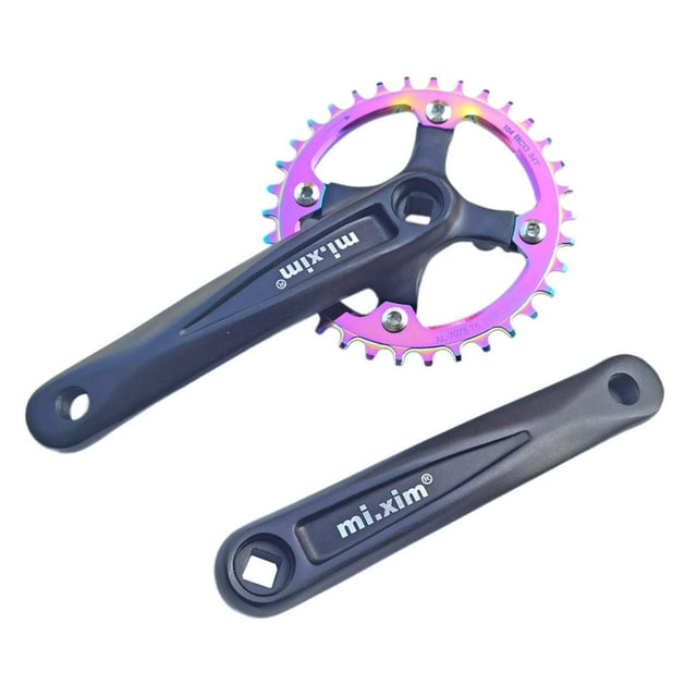 Juego de bielas para bicicleta de montaña, 104 BCD, 7-12 velocidades, 170 mm, juego de bielas, una sola velocidad 34T