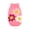 Pink Floral, variant on Oodles Tan Spiffy Smiley Face Turtle Neck Pet Sweater, XS