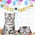 thumbnail image 5 of 3 Pcs Dog Banner Pet Theme Pull Flower Pet Party Garland 13x14.2cm Golden, 5 of 8