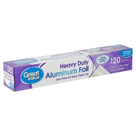 Great Value 120 sq ft Heavy Duty Aluminum Foil