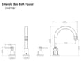 thumbnail image 3 of ZLINE Emerald Bay Bath Faucet in Polished Gold (EMBY-BF-PG), 3 of 3