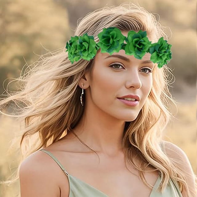 Tocado verde irlandés para fiesta de San Patricio, accesorios de decoración, tocado verde irlandés, decoración para el Día de San Patricio, suministros para fiestas, decoración para