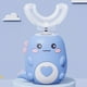 thumbnail image 2 of Cepillo de dientes eléctrico Kuymtek en Forma U Recargable Por USB Love Little Dinosaur azul, 2 of 6