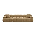 thumbnail image 3 of Calliope Cafe Au Lait Performance Velvet Modular Sofa, 3 of 6