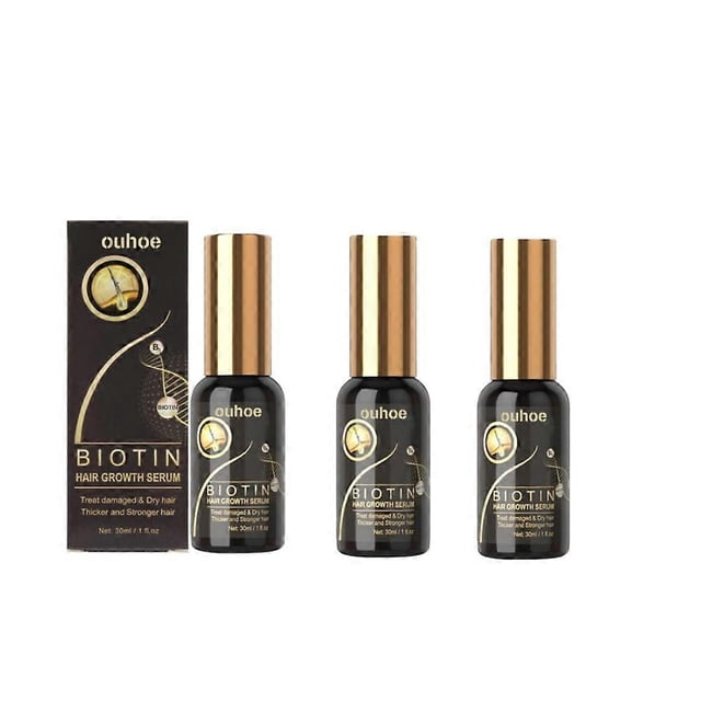 1-3pcs OUHOE Hair Serum Biotin Hair Generating Essential Oil Repair Damaged Hair Anti-loss Fast Regrowth