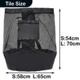 thumbnail image 4 of Mesh Bag Adjustable Drawstring Soccer Storage Bags Waterproof Sports Ball Pack Volleyball Football Pocket, Small, 4 of 10