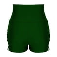 thumbnail image 4 of Agkizg 5" Swim Bottoms,High Waist Elastic Side Cutout Tummys Control Bathing Suits Bottoms,Casual Comfortable Swim Trunks (Women's), 4 of 6