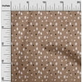thumbnail image 2 of oneOone Tissu en Coton Flex Brun Clair Abstrait pour Robe Tissu Imprimé au Mètre 40 Pouces de Large, 2 of 5