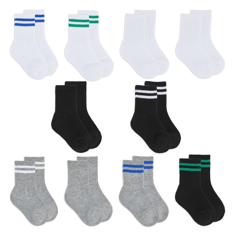 Fruit of the Loom Boys Crew Socks 10-Pack photo 2