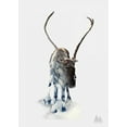 thumbnail image 2 of Clean Nature 18x24 White Modern Wood Framed Museum Art Print Titled - Moose, 2 of 4
