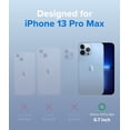 thumbnail image 3 of Ringke Air Case Compatible with iPhone 13 Pro Max, Lightweight & Thin Flexible TPU Scratch Resistant Cover - Glitter Clear, 3 of 9
