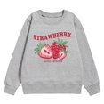 thumbnail image 4 of Hwmodou Toddler Girls Graphic Sweatshirts Kids Graphic Prints Sweatshirt Crewneck Long Sleeve Cute Drop Shoulder Pullover Tops Fashion Trendy Kids Street Sets,3-10Y, 4 of 4