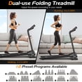 thumbnail image 4 of Spaco 1.0 HP Electric Mobile Power Foldable Treadmill with Operation Display for Home, Foldable Home Fitness Equipment for Walking & Running , Cardio Exercise Machine, Preset and Adjustable Programs, 4 of 8
