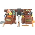 thumbnail image 2 of Graintex SS2960 20-Pockets Suede Leather Tool Apron w/ Leather Hammer Holder, 2 of 6