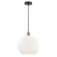 thumbnail image 4 of Innovations Lighting  Athens - 1 Light 14" Cord Hung Pendant Clear/Black Antique Brass, 4 of 5