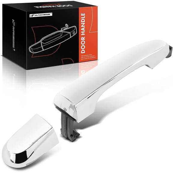 A-Premium Rear Passenger Side Exterior Door Handle Compatible with Kia Sorento 2011 2012 2013 2014 2015, Chrome, Replace# 83662-2P010, 836622P010