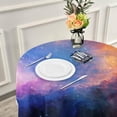 thumbnail image 6 of Coolnut Aurora Art Galaxy Round Tablecloth 60", Waterproof Stain and Wrinkle Resistant Washable Decorative Table Covers for Kitchen Dining Tabletop Party Outdoor Picnic Christmas Decor, 6 of 7