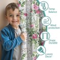thumbnail image 3 of Blackout Kids Curtains,Pioneer Flower Floral Print Pattern Childrens Insulated Curtains Set Of 2,Bedroom Essentials,Toddler Room Decor 52"x63", 3 of 5