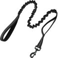 thumbnail image 1 of Correa para perros, correa militar para perros, correa elástica, correa con amortiguador, correa elástica reflectante con 2 asas de control, ideal para caminar y entrenar, 1 of 5