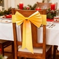 thumbnail image 1 of Modern Concise Wedding Bow Ribbon Notie Chair Back Flower Home Holiday Decor Hotel Restaurant Ribbon, 1 of 6