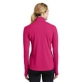 thumbnail image 2 of Sport-Tek LST860 Ladies Sport-Wick Textured 1/4-Zip Pullover, Womens Sweaters, 2 of 2