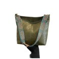 thumbnail image 3 of Bolso vintage nuevo para mujer, bolso bandolera de gran capacidad, bolso de hombro de moda, bolso de compras, diseño de correa geométrica, 3 of 4