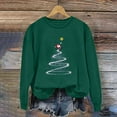 thumbnail image 4 of Mifsaly Womens Christmas Sweatshirt Funny Xmas Santa Loose Pullover Tops Long Sleeve Crewneck Vintage Shirt Bright and Merry Festival Party T-Shirts 2025 Holiday Outfits, 4 of 4