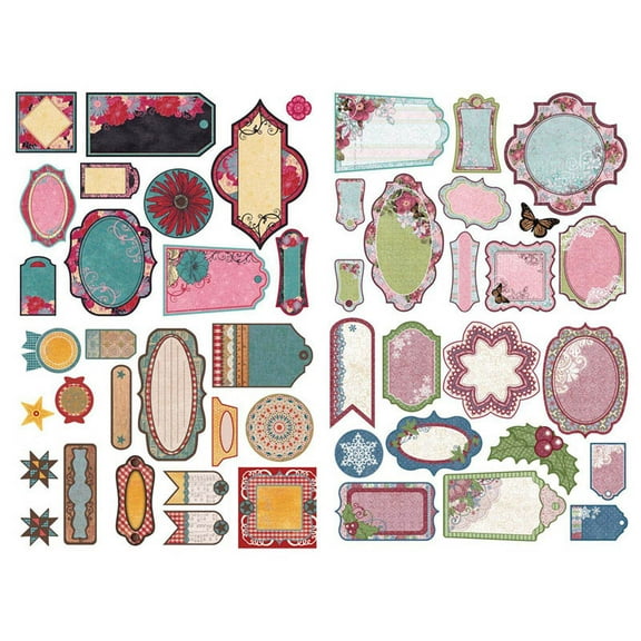 Pink Label Vintage Aesthetic Happy Planner Diary Journal Stationery Scrapbooking Stickers Travel Art Supplies