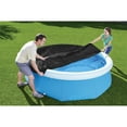 thumbnail image 5 of Open Box Bestway Round PVC 8 Foot Pool Cover for Above Ground Pro Frame Pools, 5 of 6