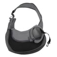 thumbnail image 4 of Portabebés para mascotas, bolso de hombro con manos libres, bolso de viaje para mascotas, bolso con bolsillo frontal, bolso transportador para gatos para caminar, viajar, uso diario (S), 4 of 12
