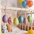 thumbnail image 6 of HCBY 12 Pack Easter Eggs Decor, 2.4" color Plastic Egg for Indoor Outdoor, Reusable Hanging Eggs with Loop for Table Tree Wreath, Festive Holiday Decor for Spring Celebration, 6 of 6