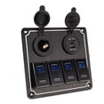 thumbnail image 4 of Termine El Interruptor de Apaguado, 5 pin 12-24V Panel de Interruptor de Balancín de Protecció de Sobrecarga para UTV, 4 of 7