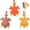 Roast Chicken, variant on MAICHUNNN 2-Pack Squeaky Pig Dog Toys - Durable Rubber Chew Toys with Oinking & Grunting Sounds for Small, Medium & Large Dogs - Interactive Latex Puppy Toy Set