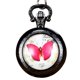 thumbnail image 1 of Reloj de bolsillo de cuarzo con caja de reloj negra clásica de aleación con patrón lindo de chica de moda (# 2), 1 of 2