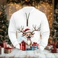 thumbnail image 5 of Birdeem Men's Christmas Sweater, Thick Thread Half High Collar Zipper Top, 5 of 5