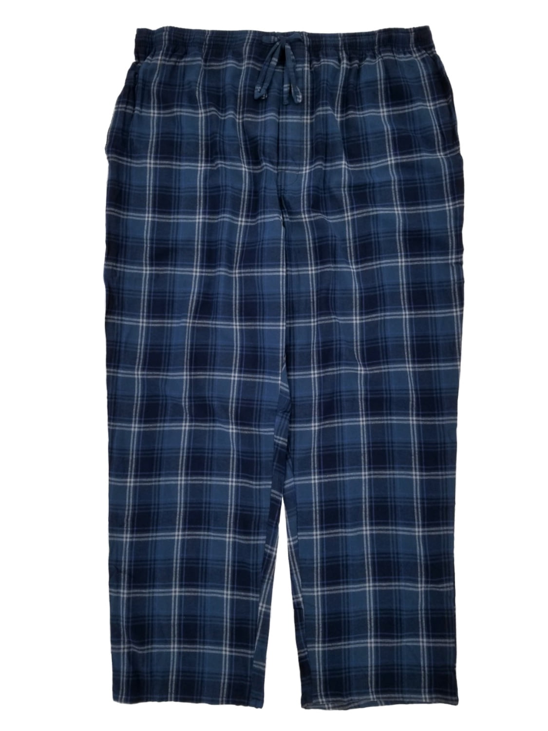 The Foundry - Mens Navy Plaid Flannel Sleep Pants Lounge Pants Pajama ...