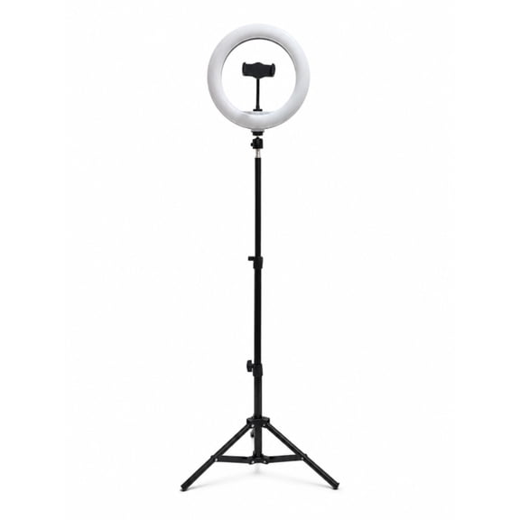 10.24 Inch LED Ring Light with 1.6M Adjustable Tripod Stand & Phone Holder, USB Powered 3 Color Modes Dimmable Circle Light for Selfie Live Streaming Makeup Video Recording Content Creation
