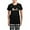 With Checker Pant, variant on - Aussie Wiggle Butts Women's Dark Pajamas - Women's Short Sleeve Print T-Shirt and Pants Dark Cotton Pajama Set
