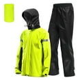 thumbnail image 2 of Men Motorcycle Rain Suit Outdoor Reflective Water Resistant Rain Jacket and Pants Rain Gear for Bike Riding Cycle Camping Hiking, 2 of 7