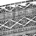 thumbnail image 3 of Black Geometric Triangle Diamond Pattern Shower Curtain 72"x72" ,Bathroom Decorative Shower Curtains Set with 12 Hooks,Modern Waterproof Washable Shower Curtain, 3 of 6