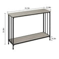 thumbnail image 4 of Console Table, 41.3" Narrow Entryway Table, Industrial Sofa Table with Metal Frame, Entrance Table for Living Room, Hallway, Foyer, Bedroom, 4 of 7
